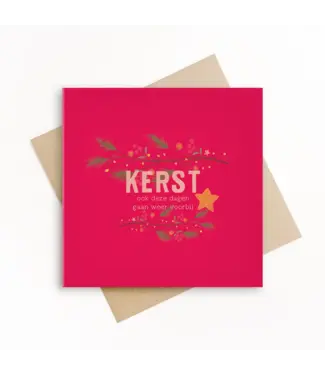 GRAFIQUELIEN •• 5 stuks Kerstkaarten | SET 2