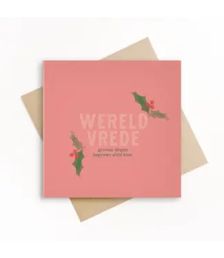 GRAFIQUELIEN •• 5 stuks Kerstkaarten | SET 4