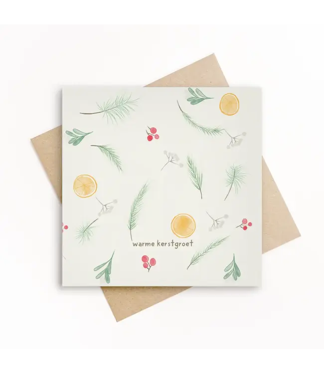 GRAFIQUELIEN •• 5 stuks Kerstkaarten | SET 5