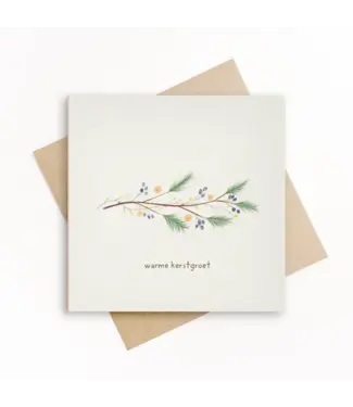 GRAFIQUELIEN •• 5 stuks Kerstkaarten | SET 6