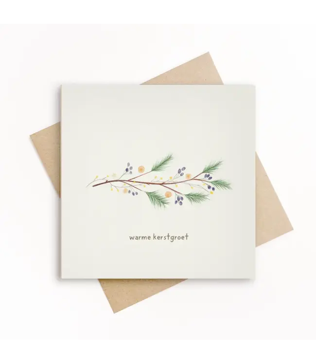 GRAFIQUELIEN •• 5 stuks Kerstkaarten | SET 6