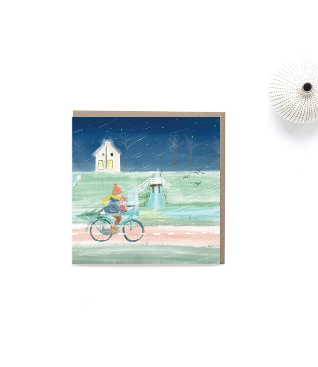 GRAFIQUELIEN •• 5 stuks Kerstkaarten | SET 16