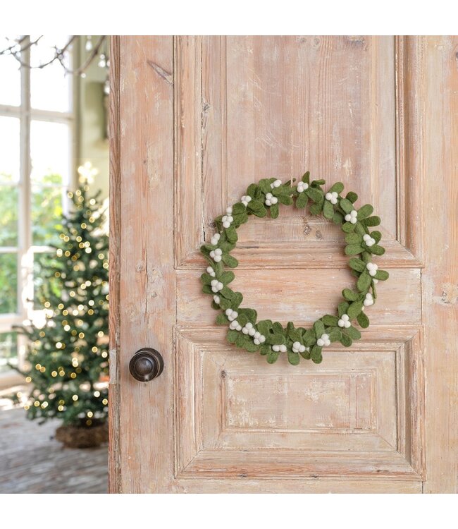 SJAAL MET VERHAAL  •• Krans Mistletoe XL