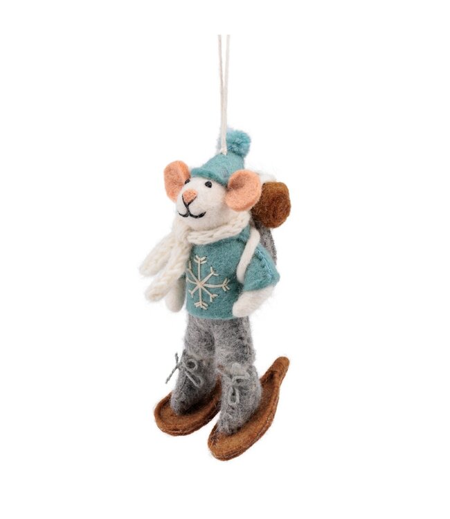 SJAAL MET VERHAAL  •• Hanger Muis Sneeuwwandelaar