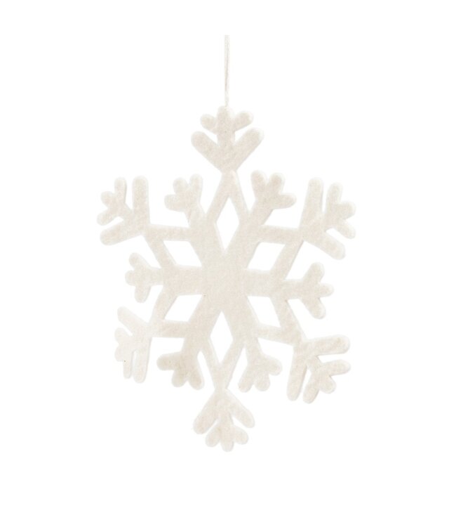 SJAAL MET VERHAAL  •• Hanger Sneeuwvlok Large