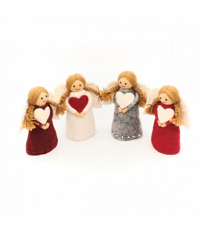 SJAAL MET VERHAAL  •• Kerstengel | in 4 verschillende kleuren