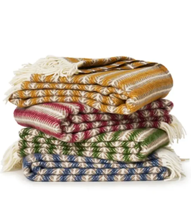 KLIPPAN PLAIDS •• Eco Lamswollen Plaid Oscar multi | verkrijgbaar in 3 kleuren