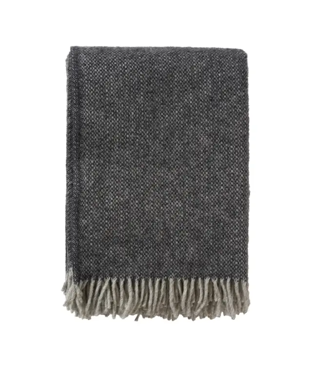 KLIPPAN PLAIDS •• Klippan plaid brushed Zweedse wol Vide | 2 kleuren