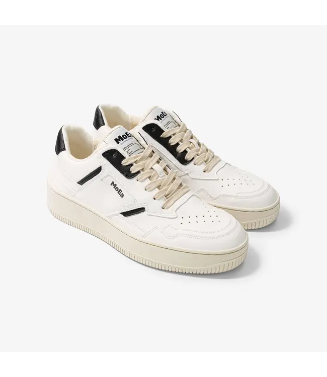 MoEa •• Sneaker  GEN1 - Grapes Retro White & Black