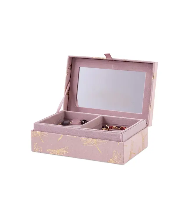 A BEAUTIFUL STORY •• Jewelry Box Large | Dragonfly with mirror