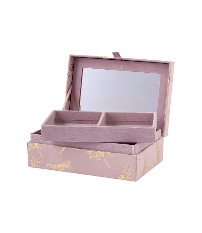 A BEAUTIFUL STORY •• Jewelry Box Large | Dragonfly with mirror