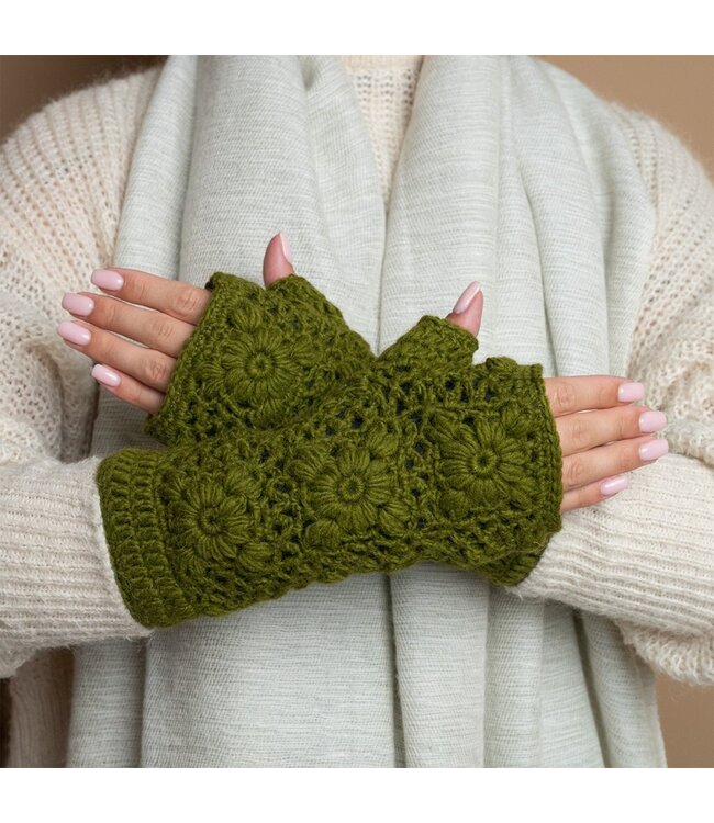 SJAAL MET VERHAAL  •• Handwarmers Granny Square | diverse kleuren