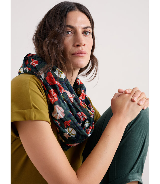 SEASALT CORNWALL •• New Everyday Circle Scarf | WINDING PETUNIAS GROVE