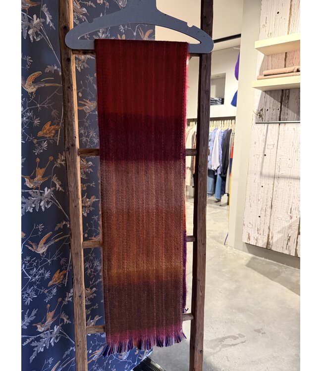 INTI Knitwear •• Brushed merino Shawl medio | Multi  -01