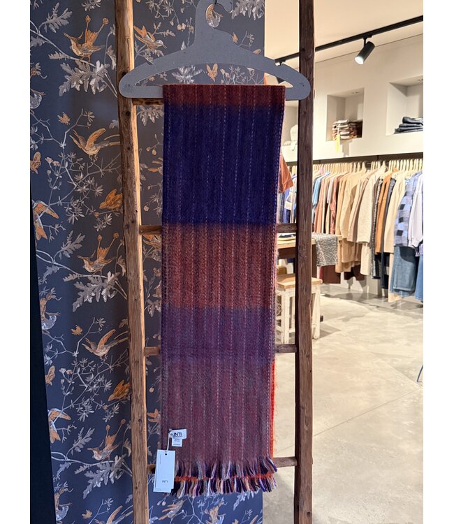 INTI Knitwear •• Brushed merino Shawl medio | Multi  -02