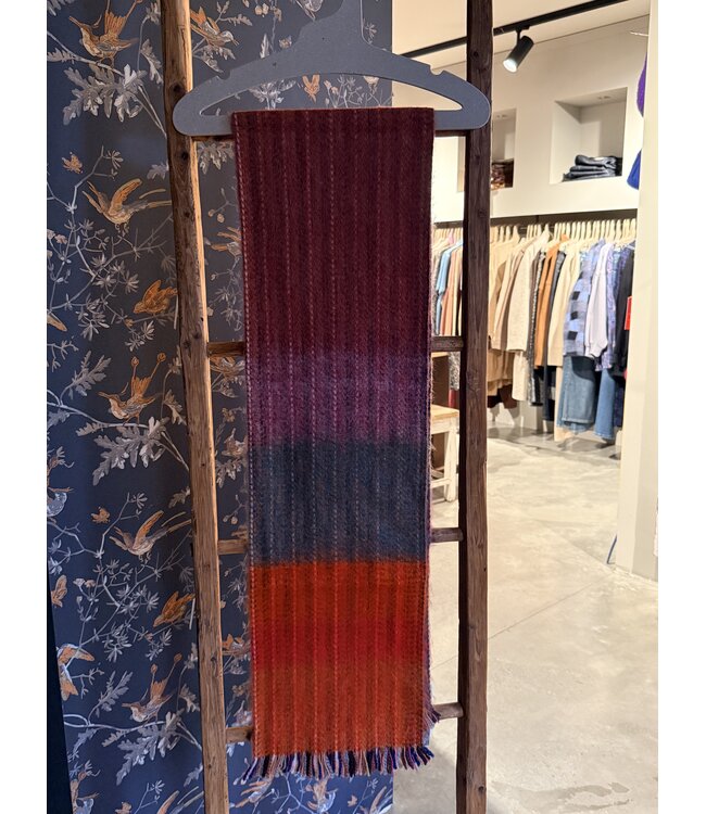 INTI Knitwear •• Brushed merino Shawl medio | Multi  -02