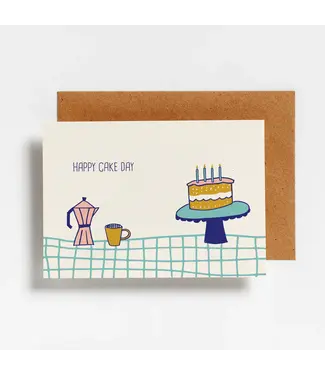 Hello August •• Postkaart | Happy cake day