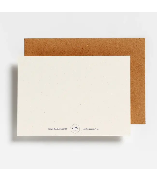 Hello August •• Postkaart | Have a n'ice day