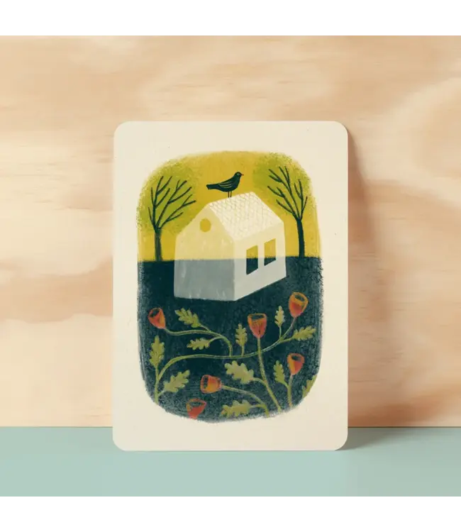 Illu-ster •• Ansichtkaart | The hiding house