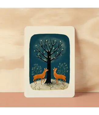 Illu-ster •• Ansichtkaart | Midwinter tree