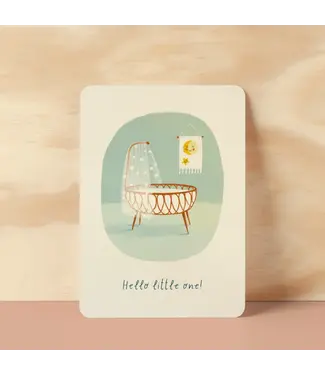Illu-ster •• Ansichtkaart | Hello little one