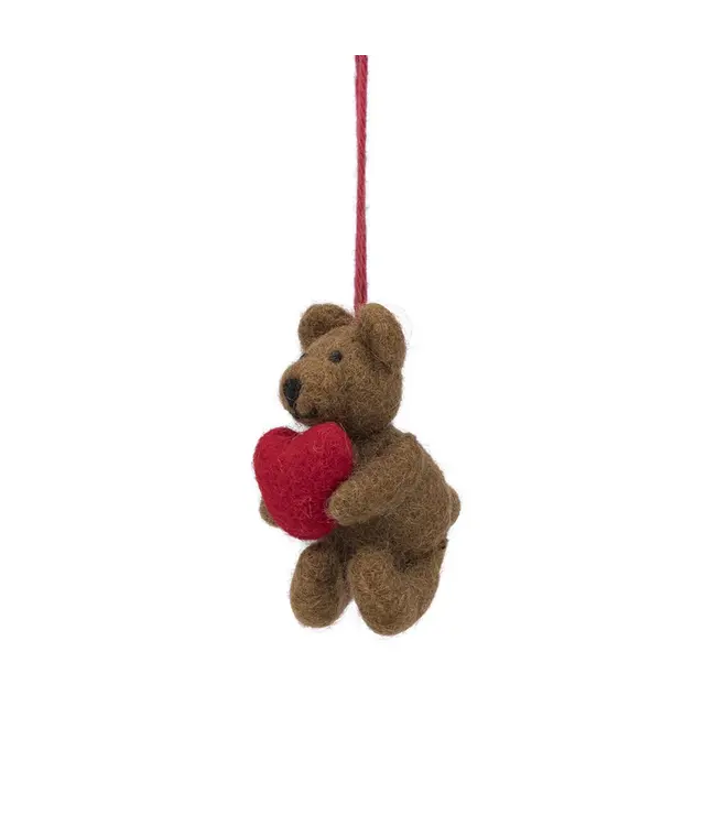 SJAAL MET VERHAAL  •• Hanger Beer met Hart Rood