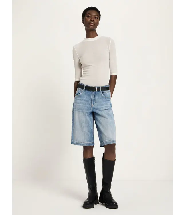 LANIUS •• Bermuda Jeans GOTS | Stonewash Blue Denim