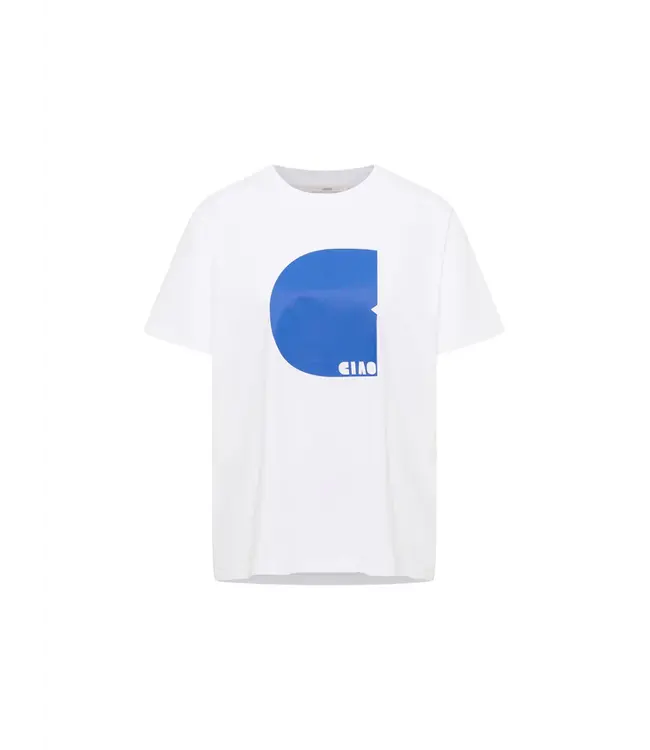 LANIUS •• Statement shirt GOTS | Lapis