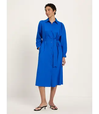 LANIUS •• Jurk met ruffels GOTS | Lapis