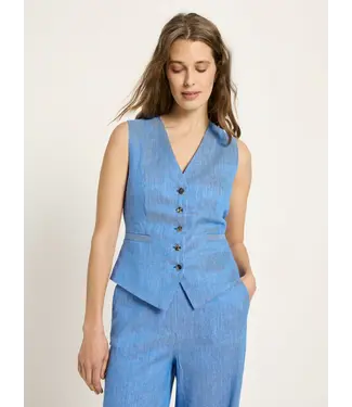 LANIUS •• Vest OCS | Lapis/ Creme