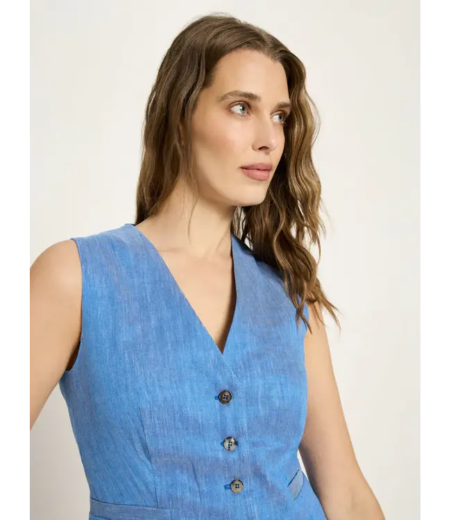 LANIUS •• Vest OCS | Lapis/ Creme