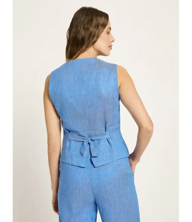 LANIUS •• Vest OCS | Lapis/ Creme