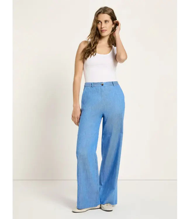 LANIUS •• Marlene jeans OCS | Lapis/ Creme