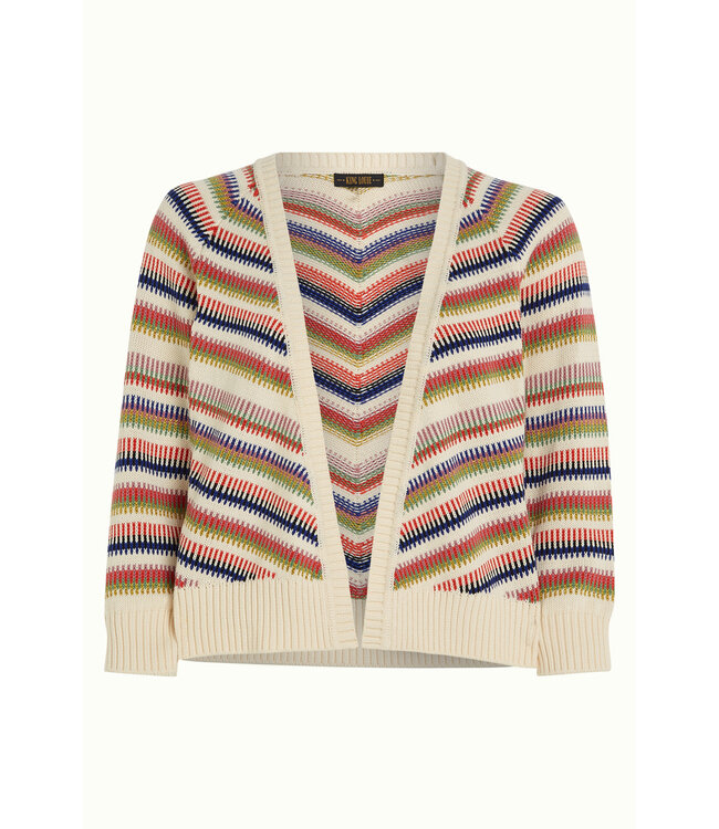 KING LOUIE •• Blanca Cardi Cello | Cream