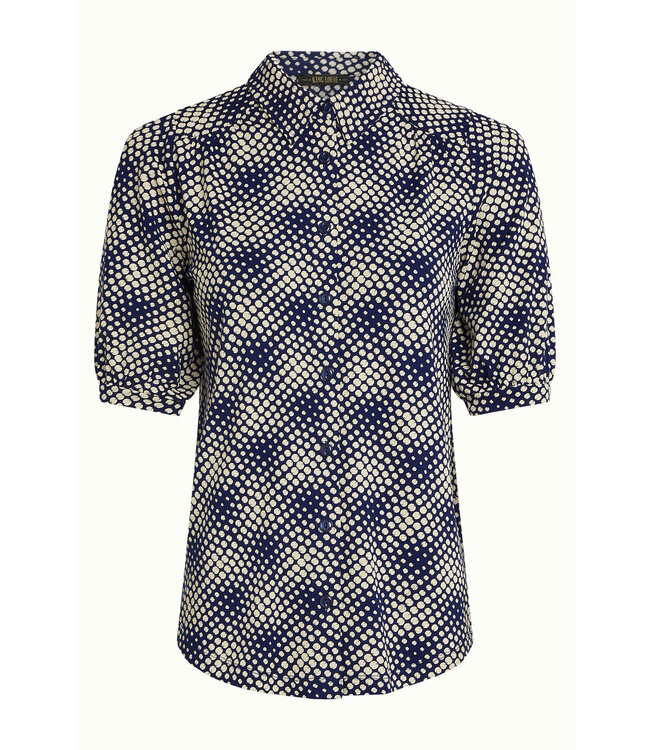 KING LOUIE •• Carina Blouse Haven | Beacon Blue