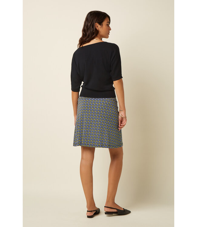 KING LOUIE •• Border Skirt Blend | Black