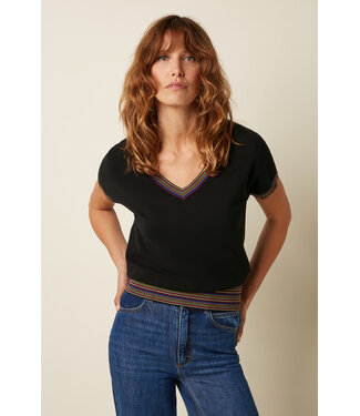 KING LOUIE •• Lyra Top Emel | Black