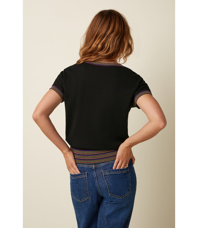 KING LOUIE •• Lyra Top Emel | Black