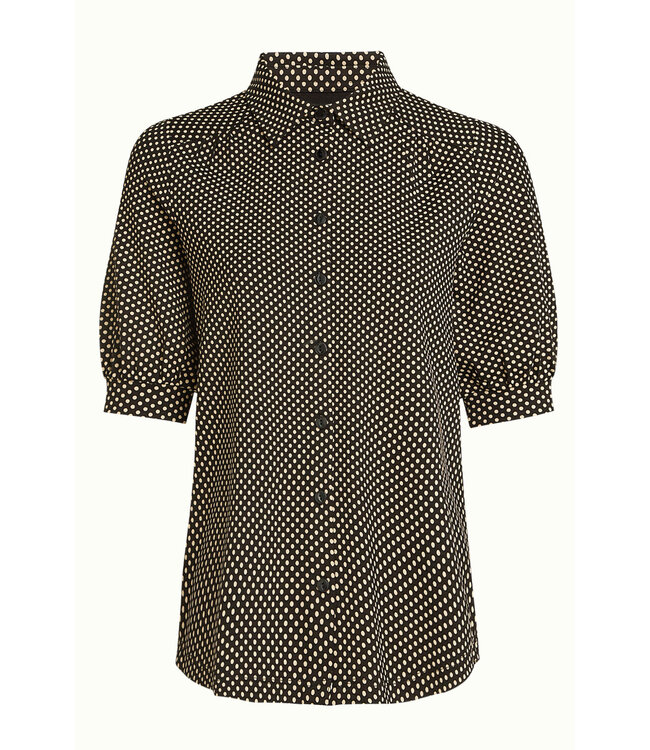 KING LOUIE •• Carina Blouse Piper | Black