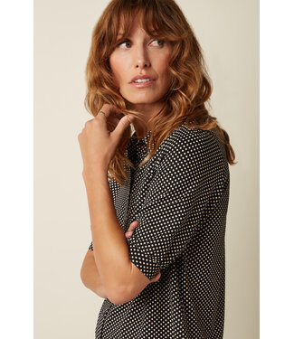 KING LOUIE •• Carina Blouse Piper | Black