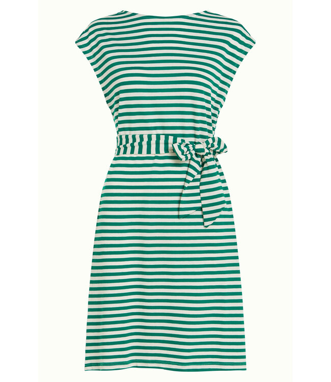 KING LOUIE •• Manon Dress Chopito Stripe | Ultra Green