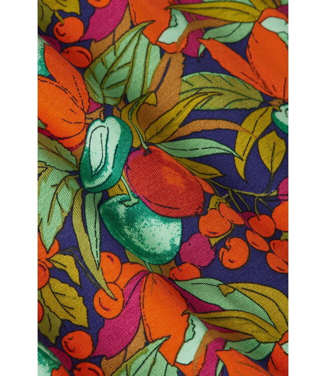 KING LOUIE •• Sally Midaxi Dress Puerto | Strong Blue