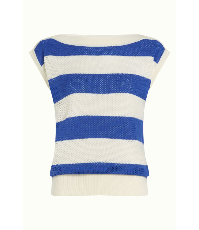 KING LOUIE •• Eva Knit Top Capella | Amparo Blue