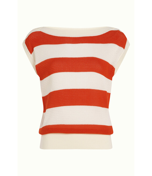 KING LOUIE •• Eva Knit Top Capella | Spicy Orange