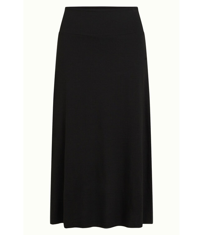 KING LOUIE •• Border Midi Skirt Silva | Black