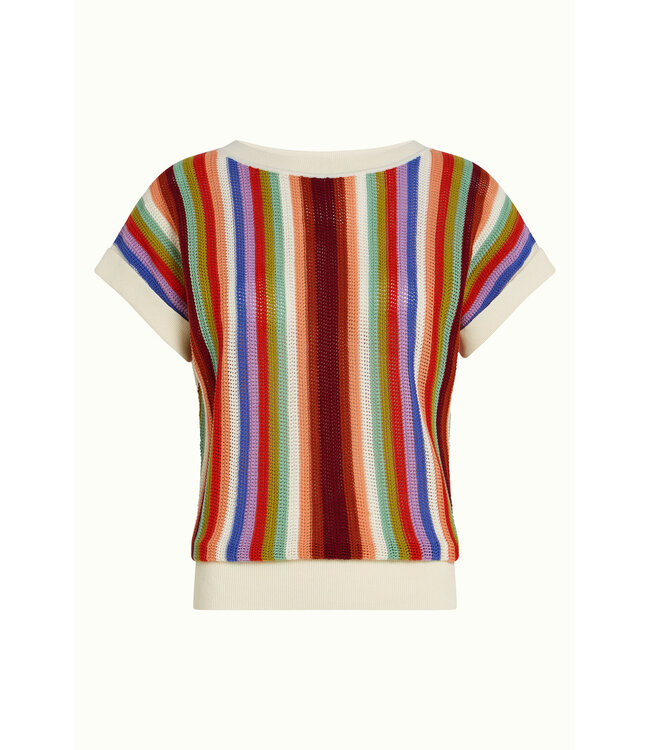 KING LOUIE •• Boatneck Top Molo | Multi Color