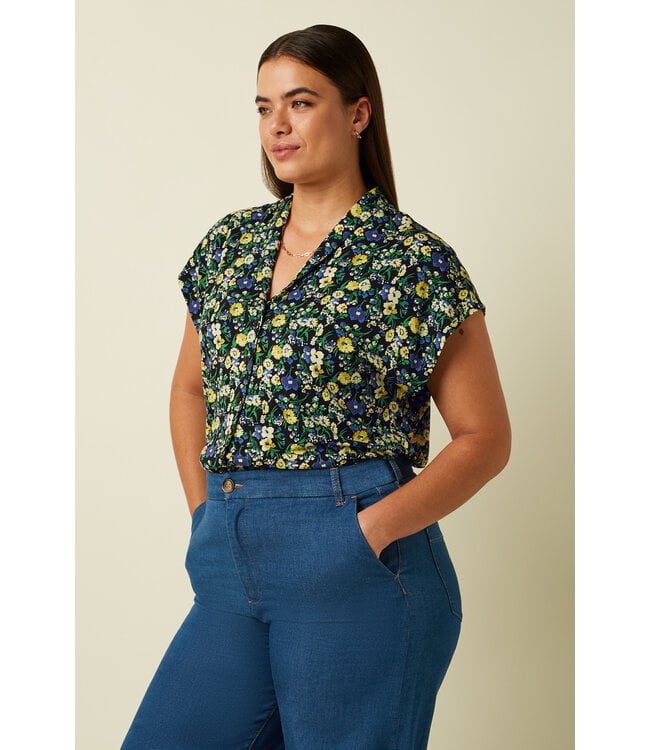 KING LOUIE •• Keeva Blouse Senora | Black