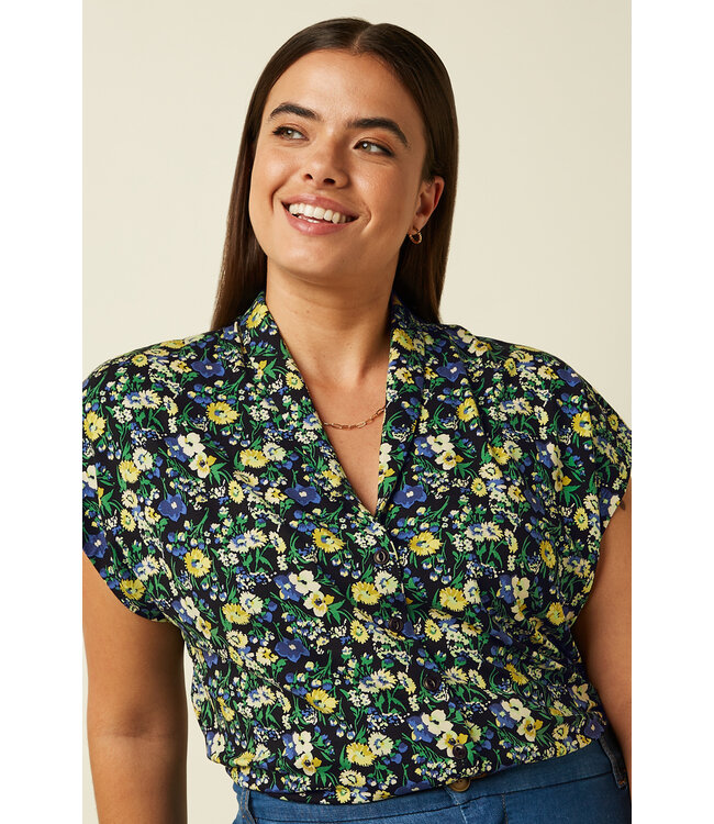 KING LOUIE •• Keeva Blouse Senora | Black