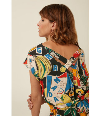 KING LOUIE •• Manon Dress Tropez | Black