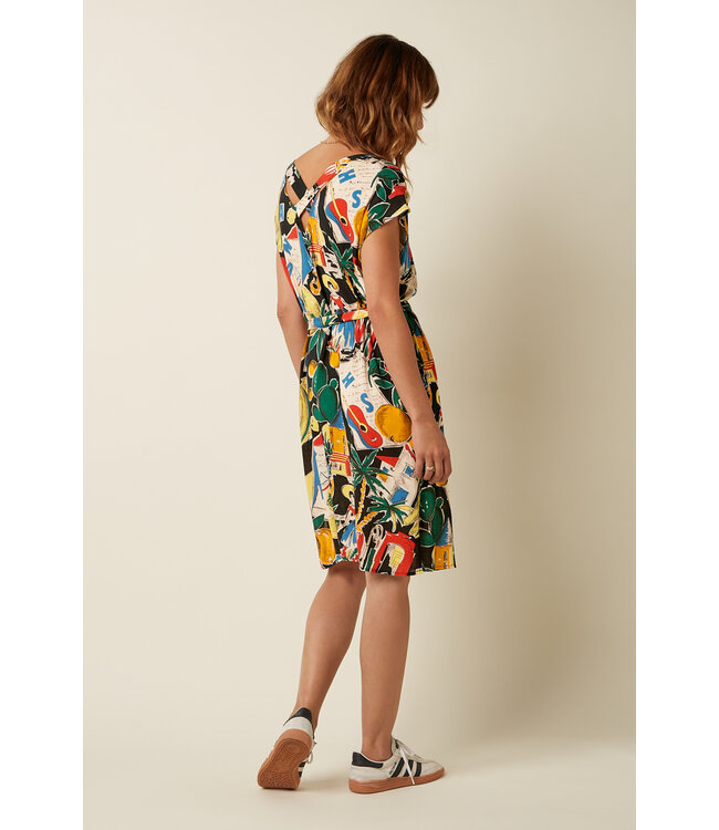 KING LOUIE •• Manon Dress Tropez | Black